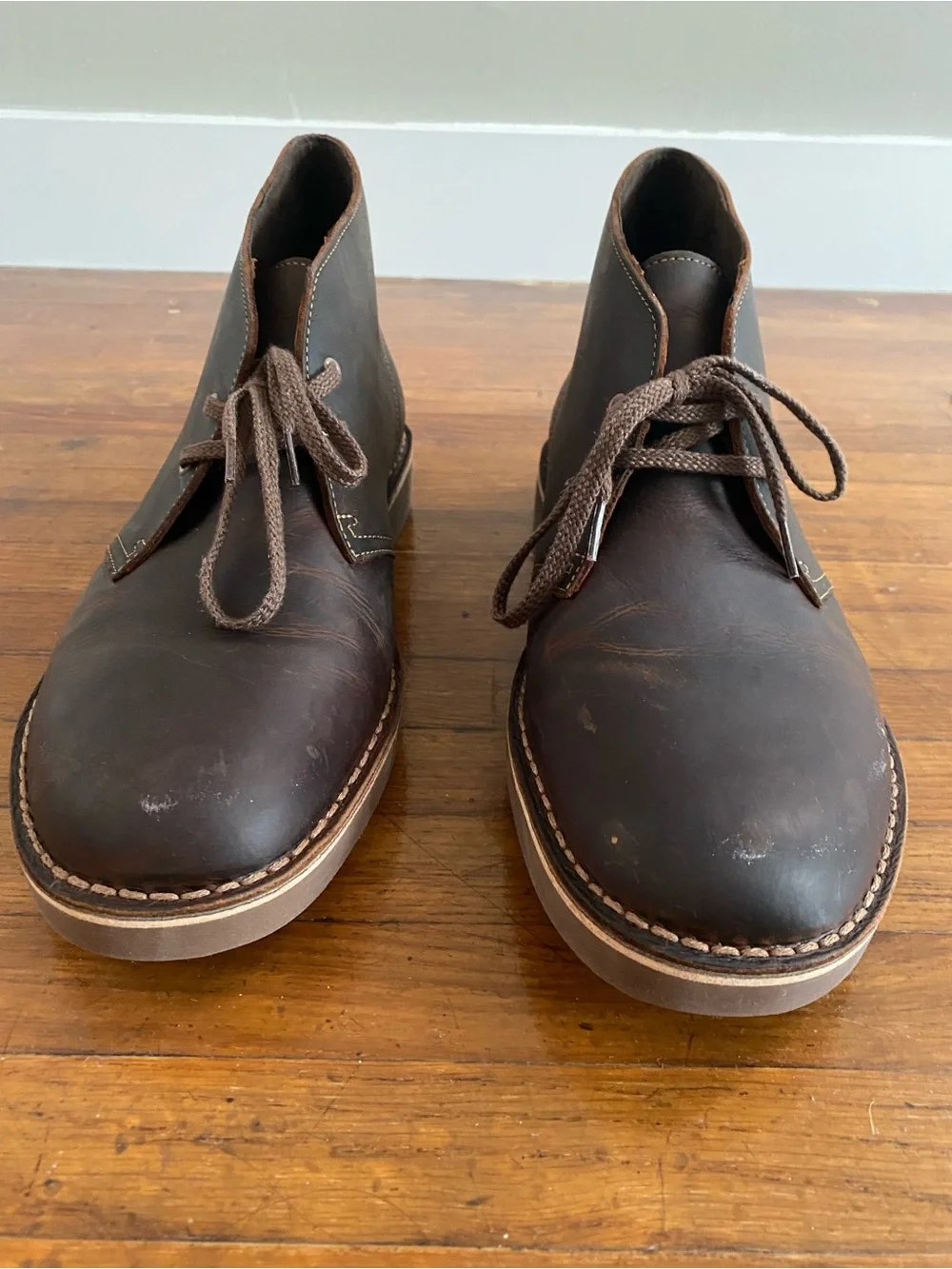Clark's Men's Beeswax Brown Leather Bushacre 2 Chukka Boots